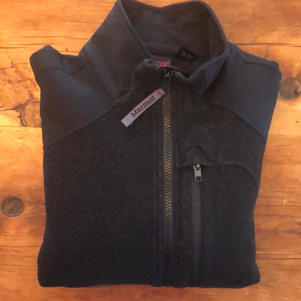 Marmot Adamant Jacket Wool Windstopper Medium